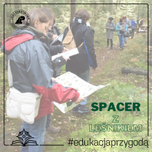 SPACER  Z LEŚNIKIEM W NADLEŚNICTWIE WŁODAWA